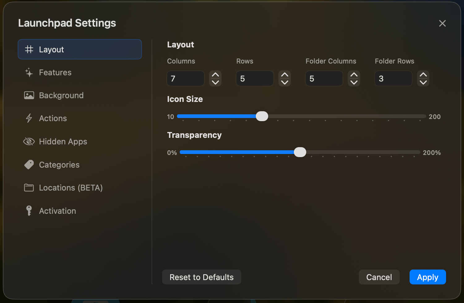 LaunchpadPlus - Customizable macOS Application Launcher