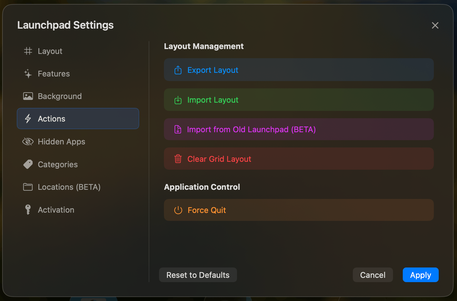 LaunchpadPlus - Customizable macOS Application Launcher